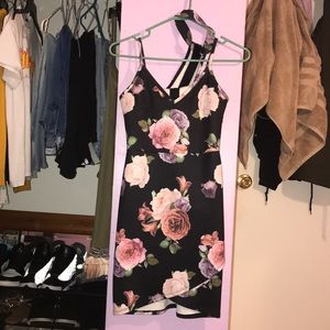 Flower Dress With Choker